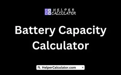 Battery Capacity Calculator