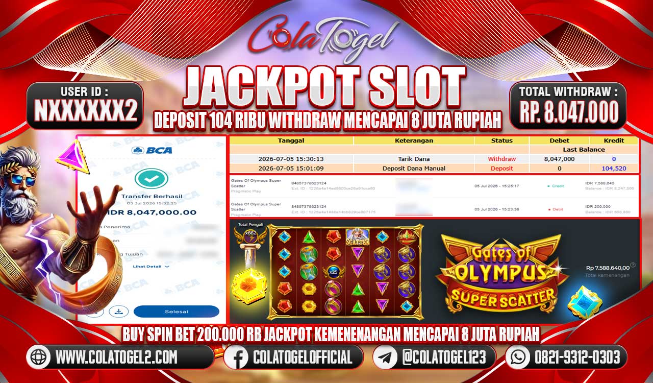 JACKPOT SLOT GACORR!!