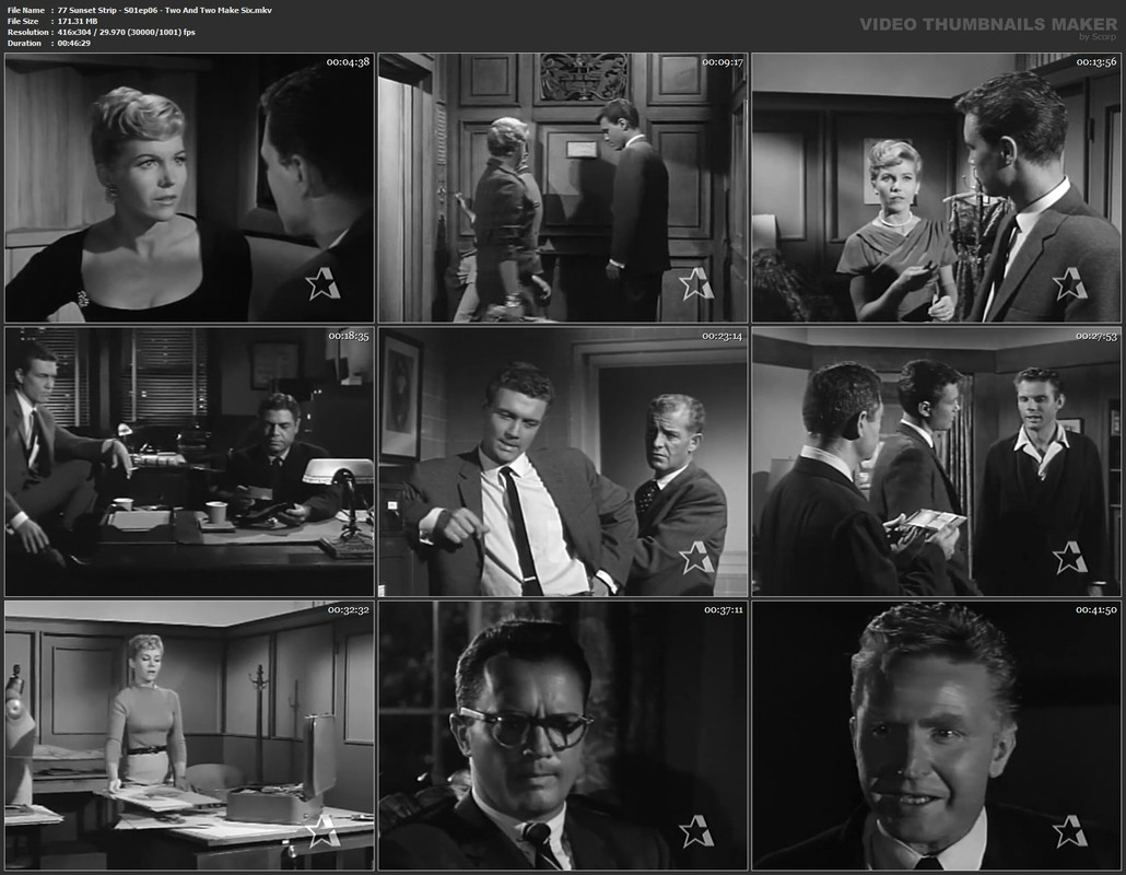 77 Sunset Strip - S01ep06 - Two And Two Make Six.mkv