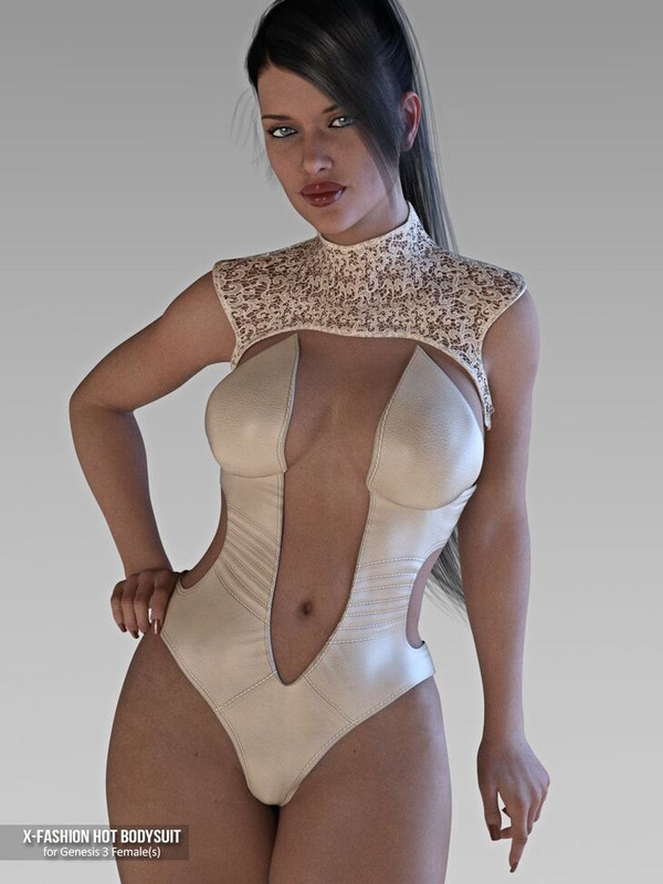 X-Fashion Hot Bodysuit for Genesis 3 Females and Genesis 8 Females