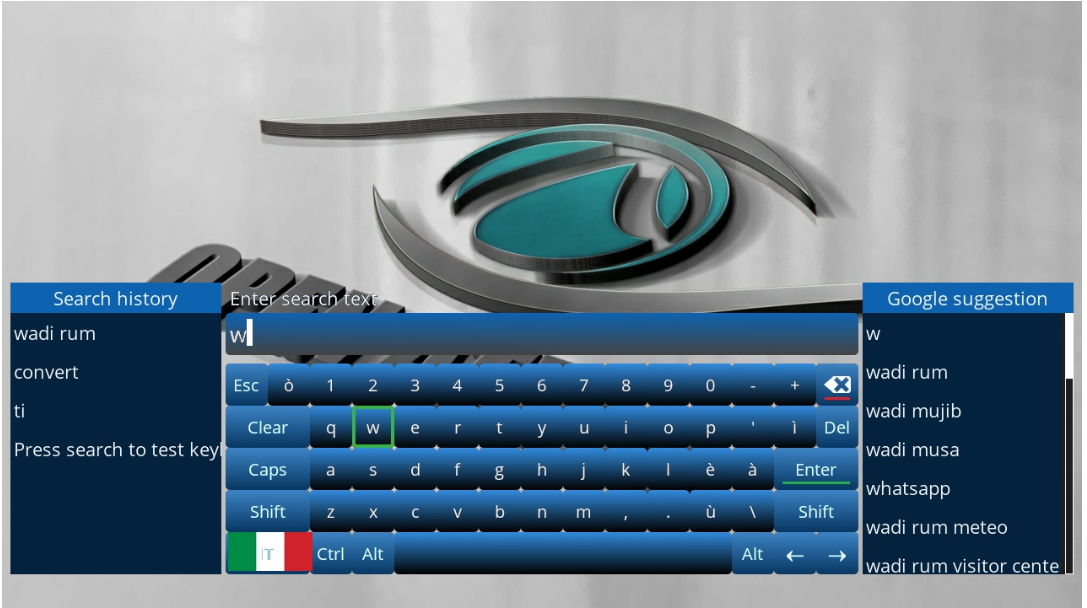 New virtual keyboard Plugin with windows layout Enigma2 System