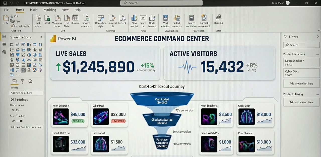 Power BI Ecommerce Dashboard