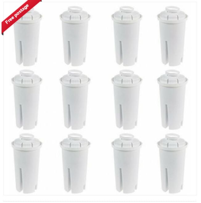 Universal Water Filter Cartridges (12) For Jugs using Brita classic