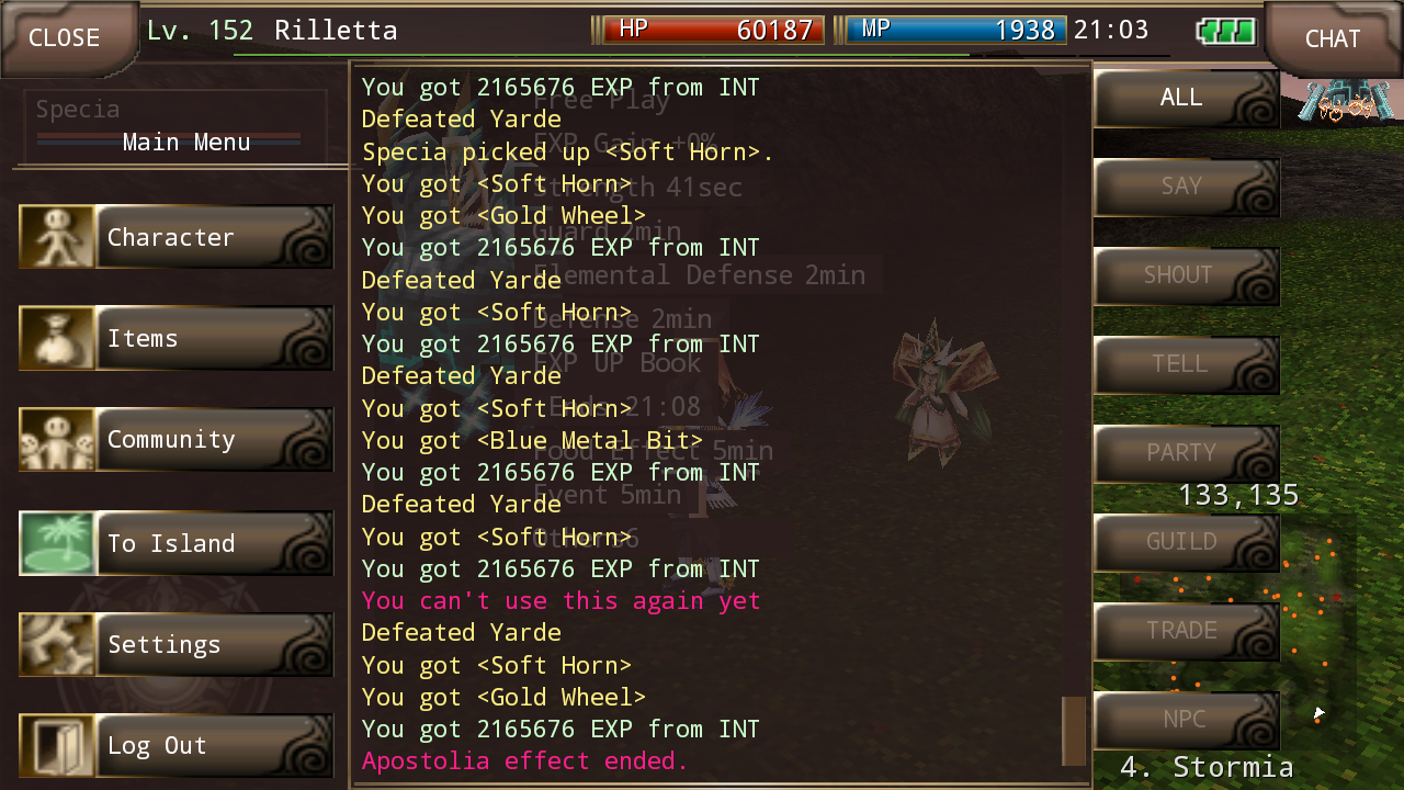 How To Leveling Apostolia Stat Faster ? (INT,VIT,And Other