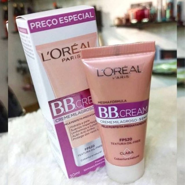 Base BB Cream L’Oréal Paris Dermo Expertise Cor Clara FPS 20, 30ml