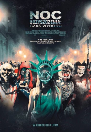 Noc oczyszczenia: Czas wyboru / The Purge: Election Year (2016) PL.BRRip.XviD-GR4PE | Lektor PL