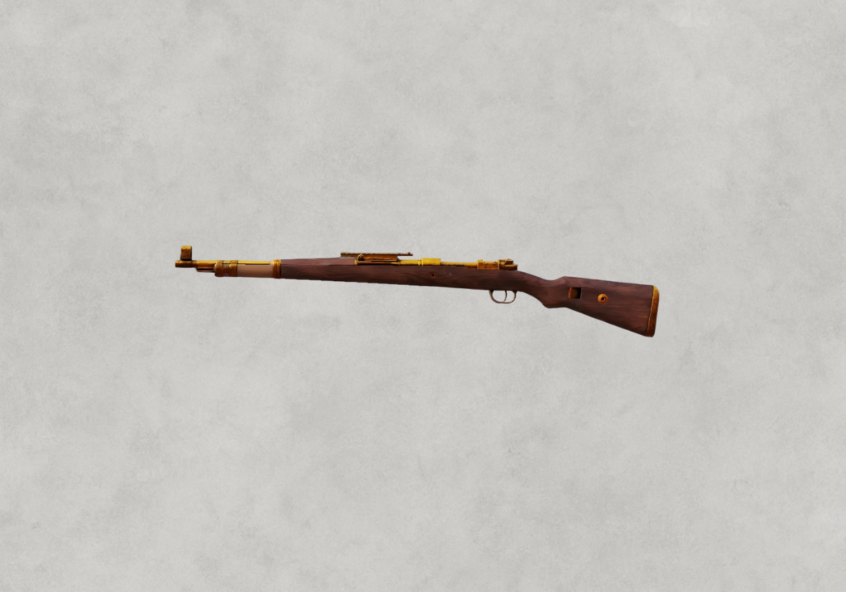 سكن Kar98k Gold Plate اللوحة الذهبية