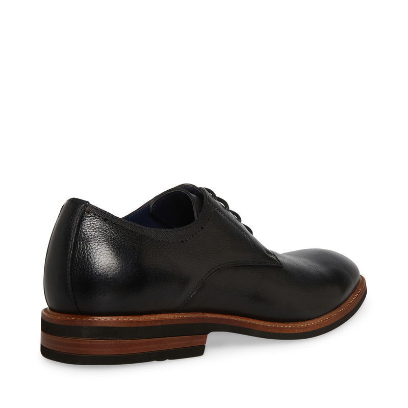STEVEMADDEN SHOES ARTHUR BLACK LEATHER ALT1
