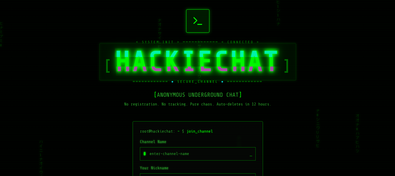 HackieChat UI