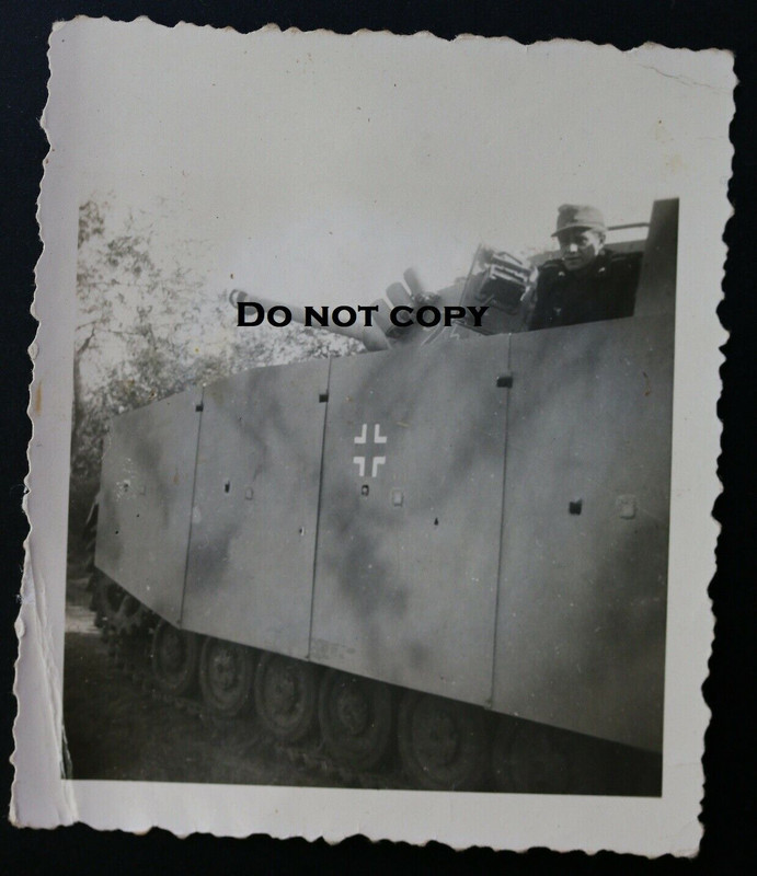 Original Foto Panzer IV - Schürzen