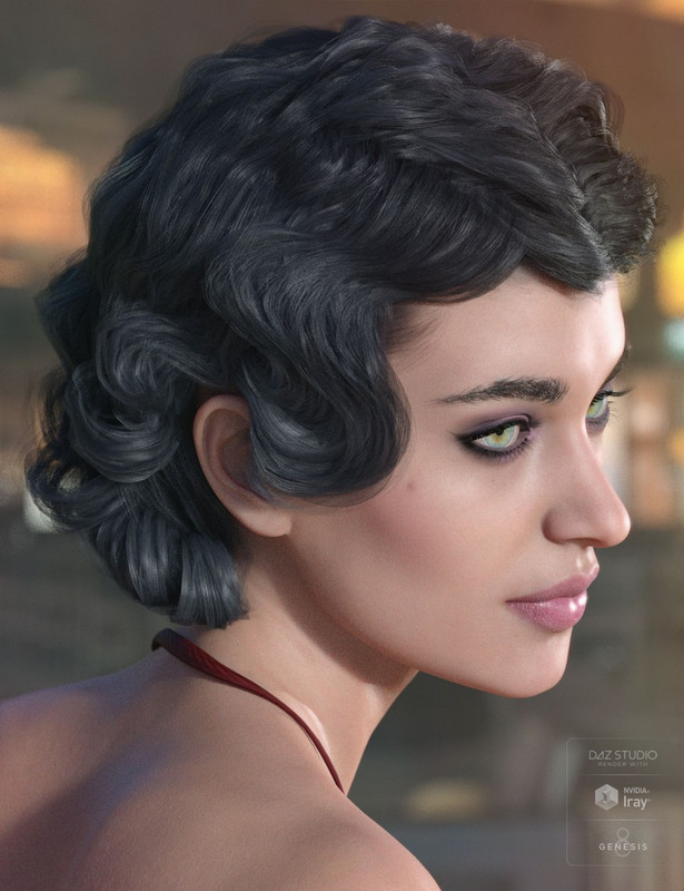 Pandora Hair for Genesis 3 & 8 Female(s) Pandora Hair for Genesis 3 & 8 Female(s)