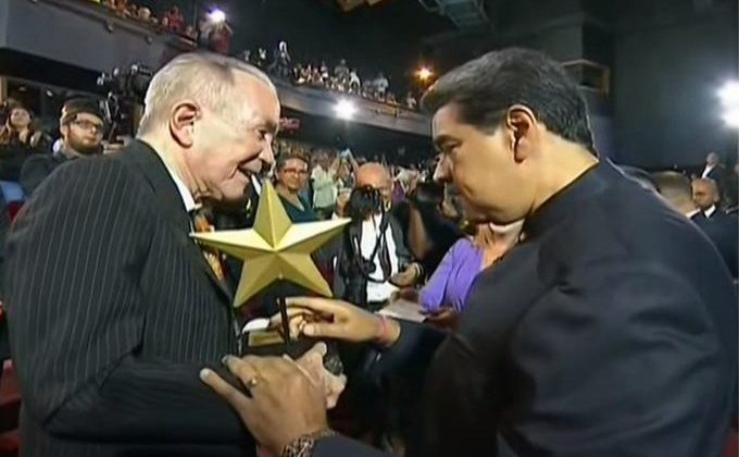 Gilberto Correa y el presidente Nicolás Maduro