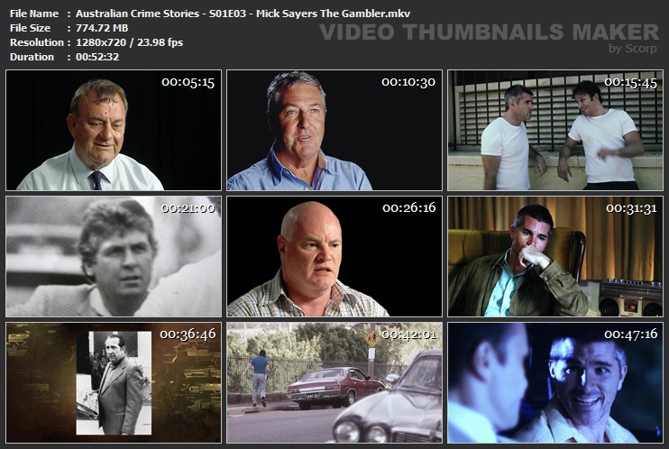 Australian Crime Stories - S01E03 - Mick Sayers The Gambler.mkv
