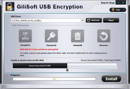 GiliSoft USB Stick Encryption 10.0.0
