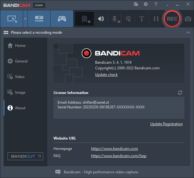 Bandicam 5.4.1.1914 (x64) Multilingual