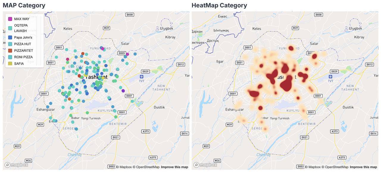 карта размещения