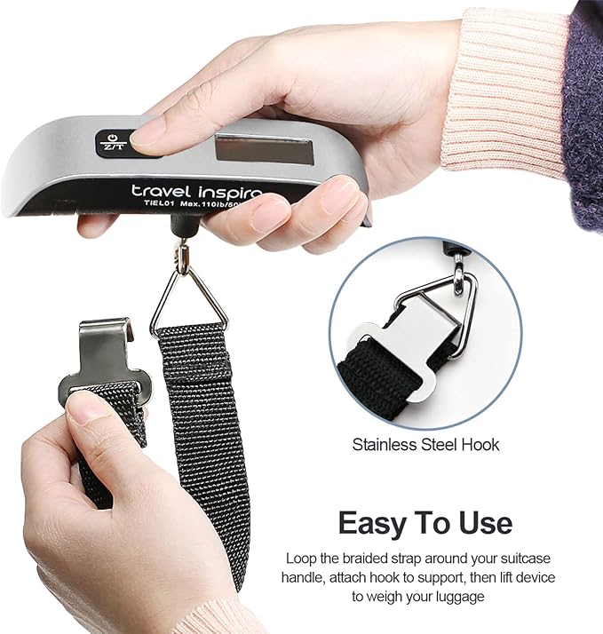 Luggage Scale Showing Weight