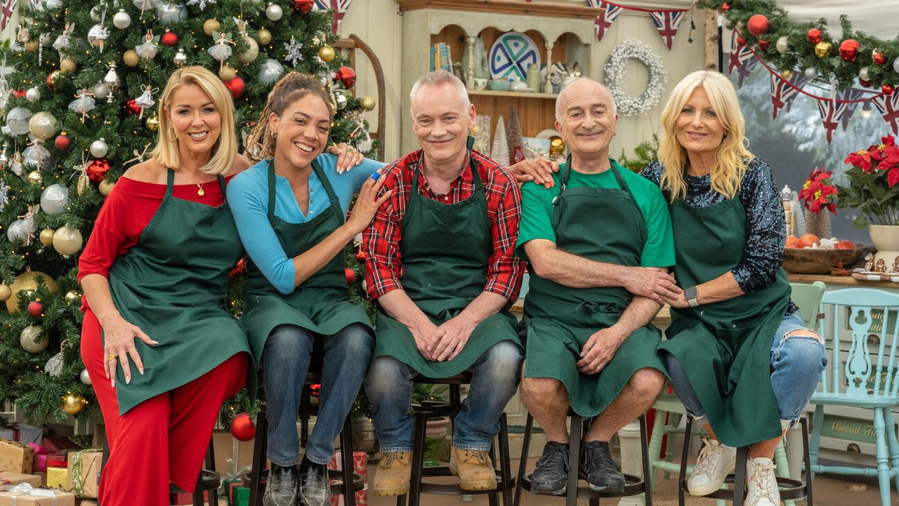 claire-sweeney-miquita-oliver-terry-christian-sir-tony-robinson-and-gaby-roslin-the-great-christmas