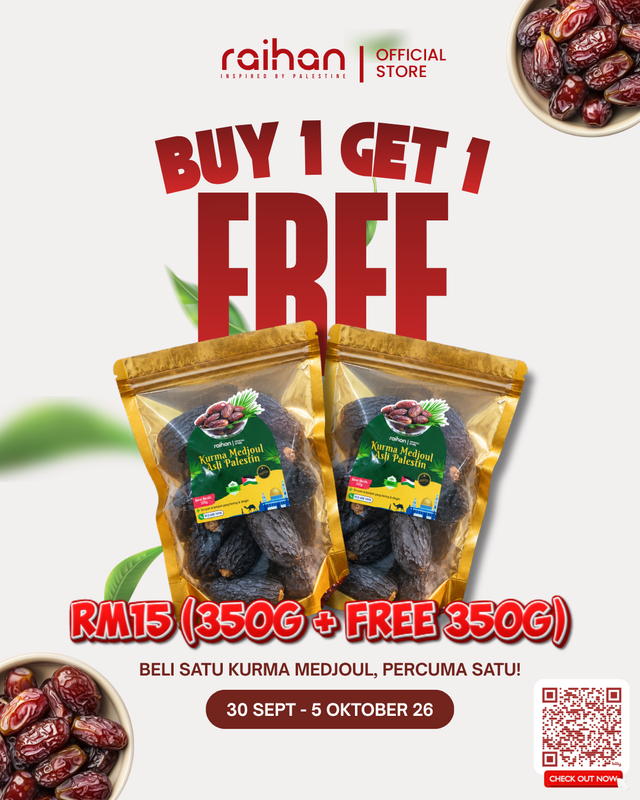 Buy 1 Get 1 Free Kurma Medjoul 350G