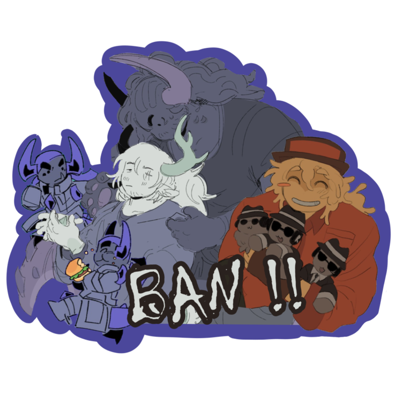 art by @kelcair and @vamoopy on twitter
