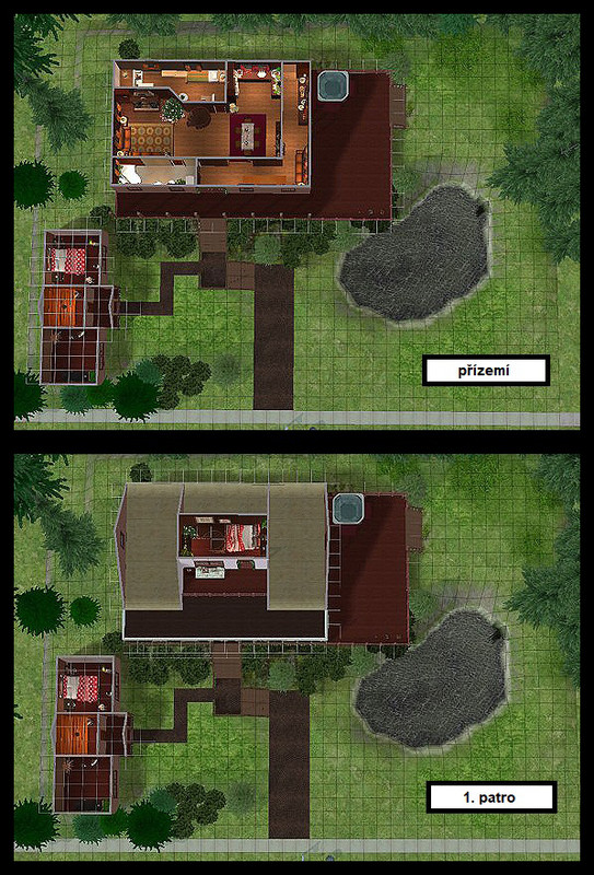 Dům podle předlohy - Dům ve svahu (1. etapa - horský) Winter-Cottage-pudo