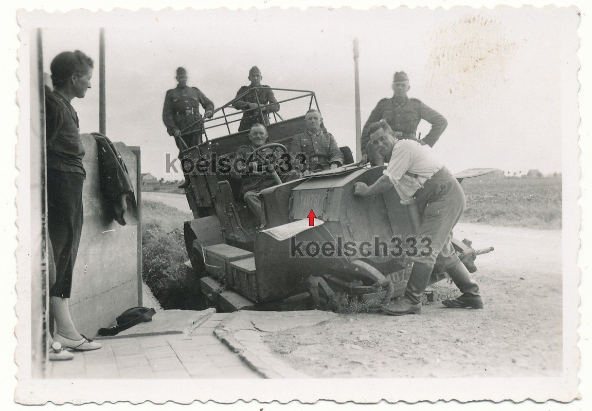 französischer Panzerwagen auto canon car Beute K