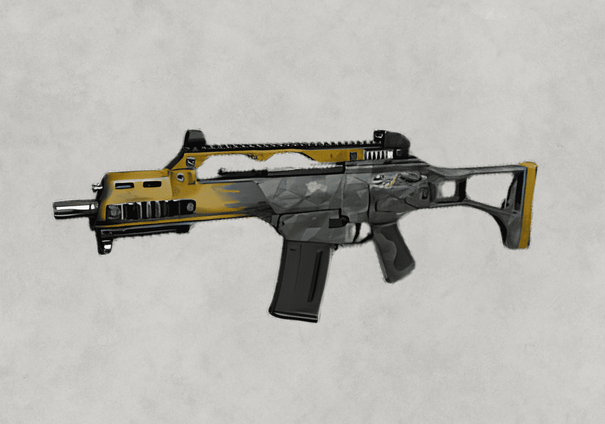 سكن Finish Line لسلاح G36C في ببجي