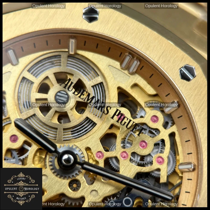 Audemars Piguet Royal Oak Jumbo Extra-Thin Openworked 16204 39mm Automatic Skeleton - Super Clone