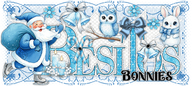 Besos Whimsical Christmas bonnies