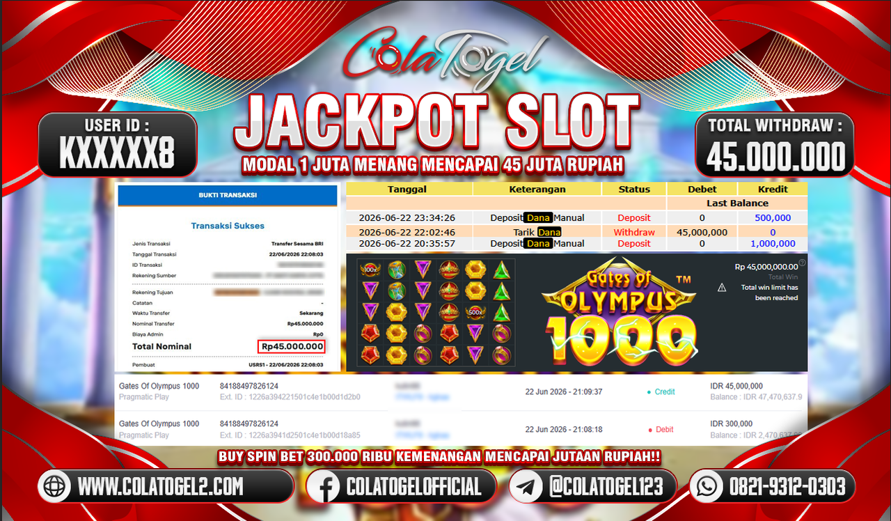 JACKPOT SLOT GACOR!!