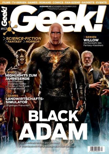 Cover: Geek! Magazin No 63 November-Dezember 2022