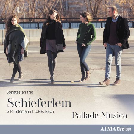 Pallade Musica - Telemann & C.P.E. Bach: Sonates en Trio (2017) [Hi-Res]
