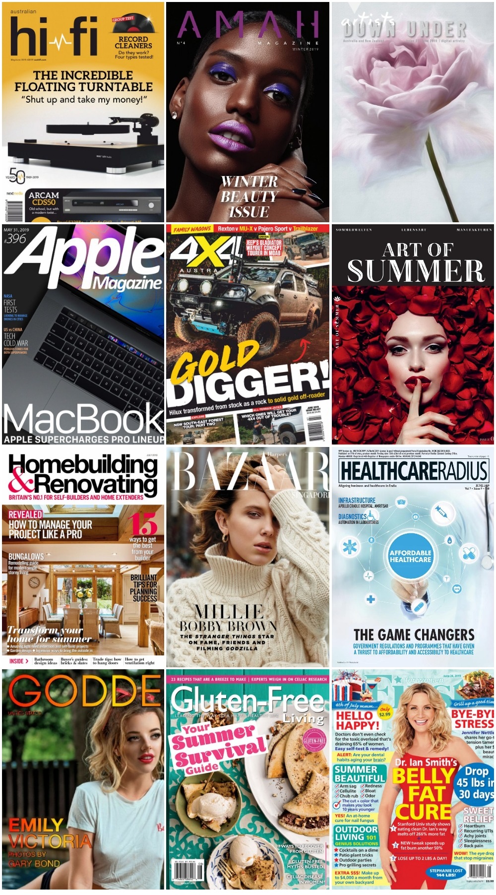 50 Assorted Magazines - June 14 2019