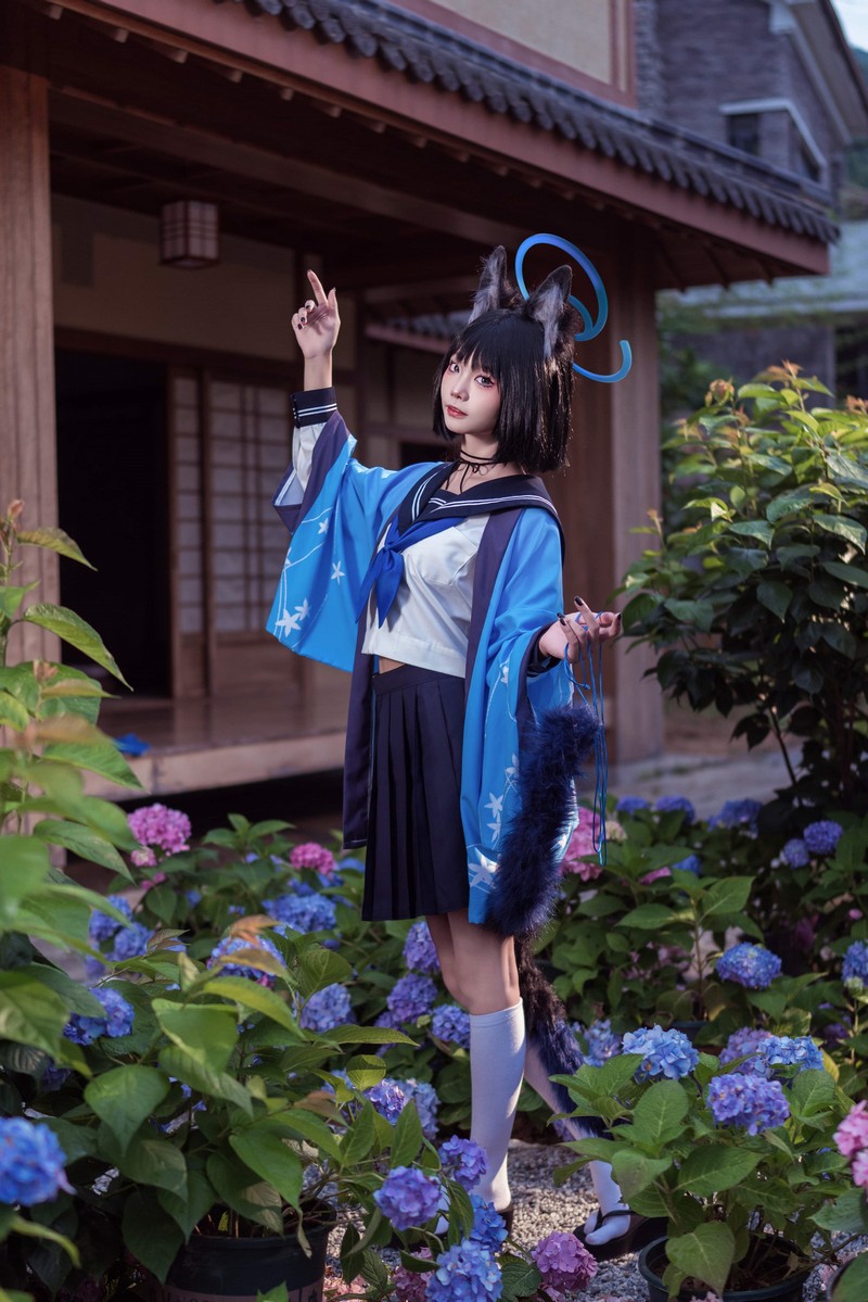 艾西Aiwest 桐生桔梗Cosplay写真图集 高清美图合集 48P (296.8M)插图3