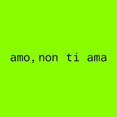 VA - Amo, Non Ti Ama (2025)
