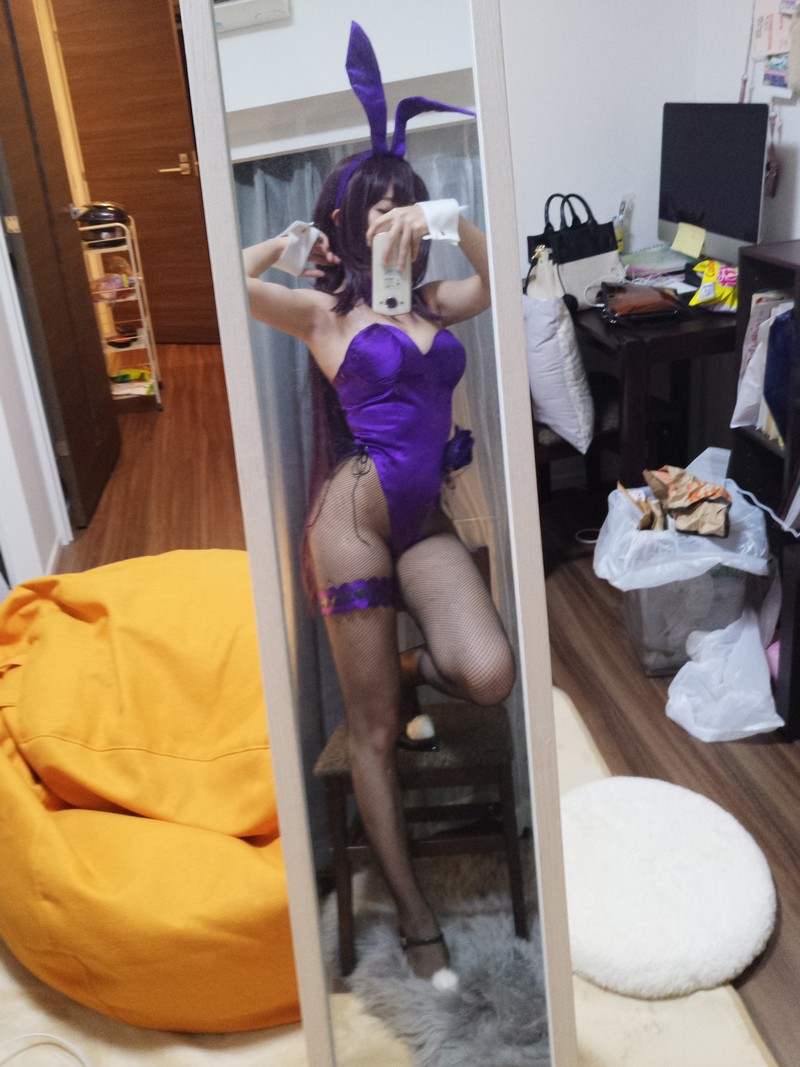 切切Celia 斯卡哈兔女郎 Scathach Bunny Cosplay 写真 17P插图4