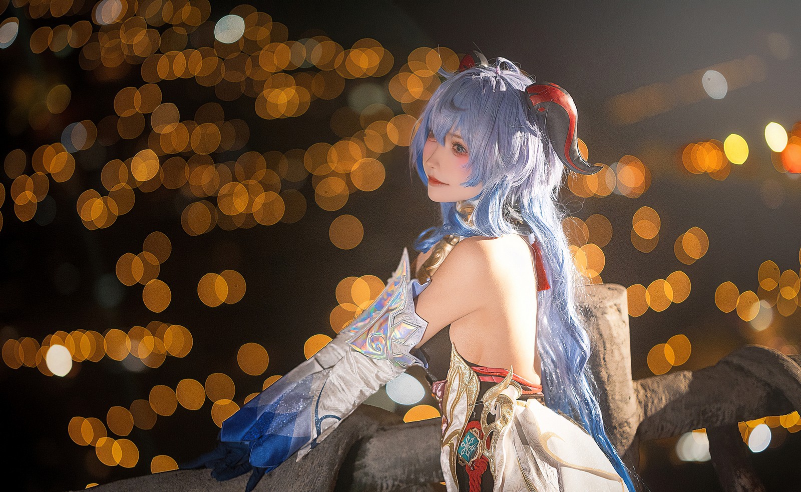 一千只猫薄禾写真 – 原神 甘雨 Cosplay 高清写真套图（16P / 38MB）插图3