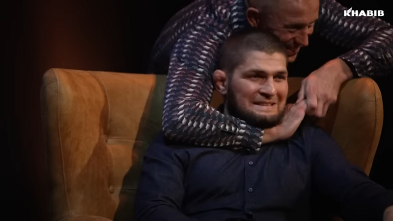 Хабиб и Жорж сен Пьер дуэль взглядов