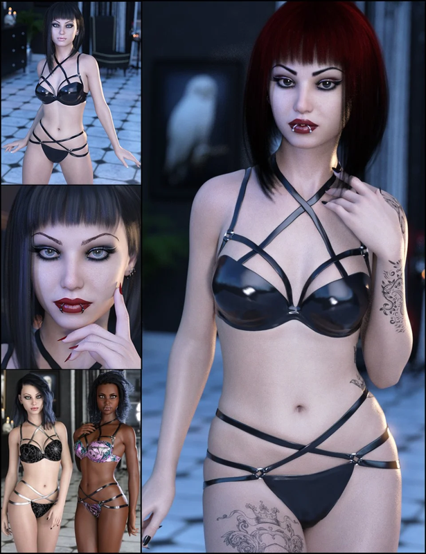 slay lingerie bundle 00 main daz3d