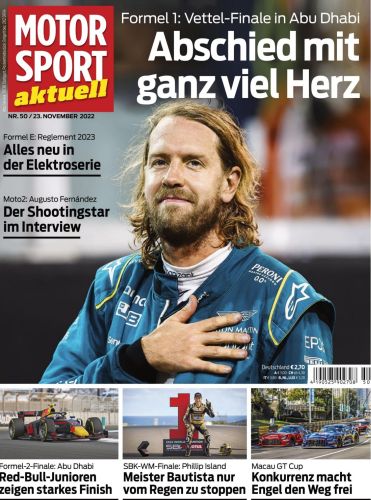 Cover: Motorsport aktuell Magazin No 50 vom 23  November 2022