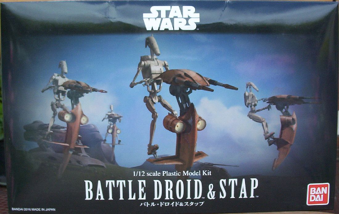 Bandai 12 Battle Droid & Stap
