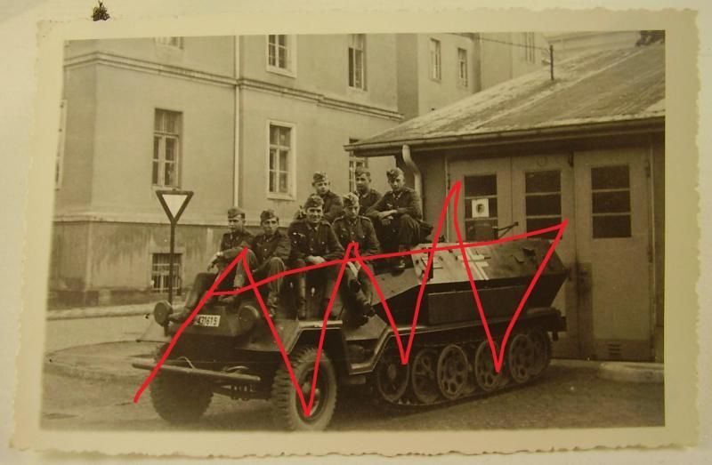 Originales Foto WH Schützenpanzerwagen Sd.Kfz.25