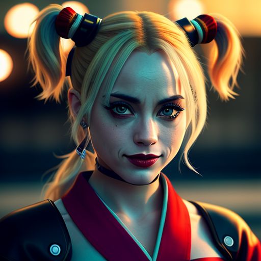 Harley-Quinn-wearing-a-kimono-46