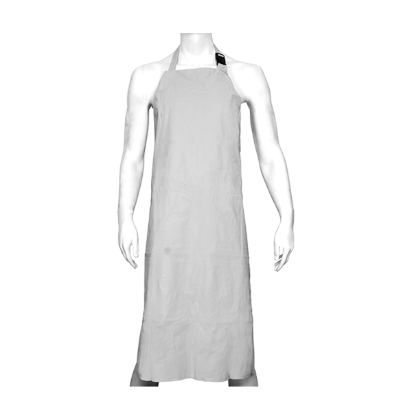 Mandil de pvc blanco