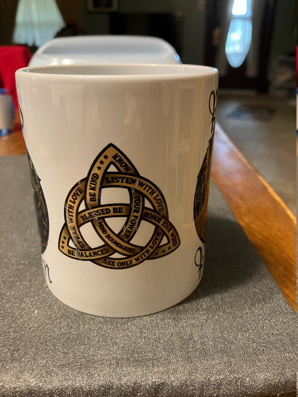 handcrafted sublimated coffee mug