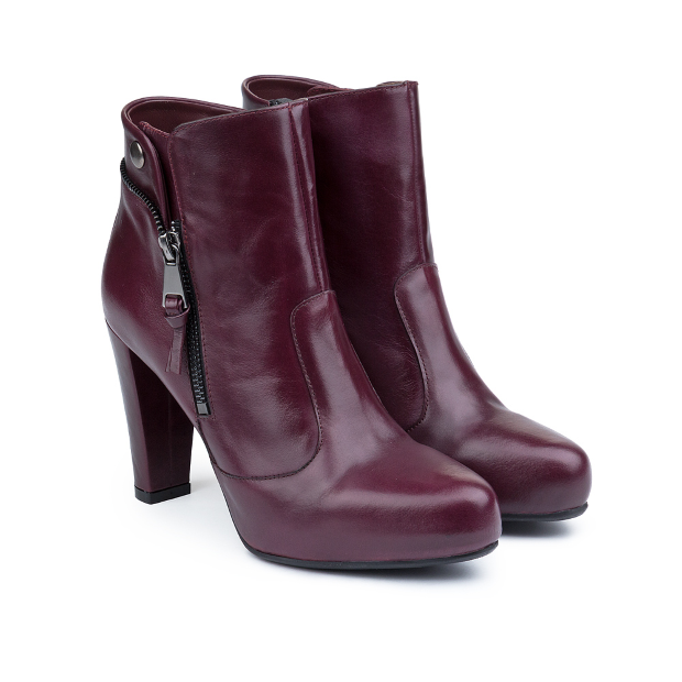 Shoestar bordo gležnjevke sa visokom štiklom