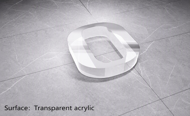 AC-01 acrylic crystal letters with crystal clarity and premium finish