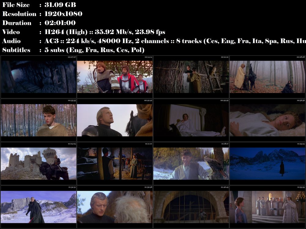 Re: Jestřábí žena / Ladyhawke (1985)