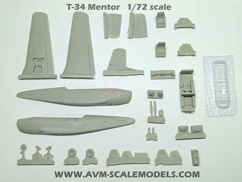 1/72 - Beechcraft T-34 Mentor resin kit by AVM Scale Models - released -  The Rumourmonger - Britmodeller.com