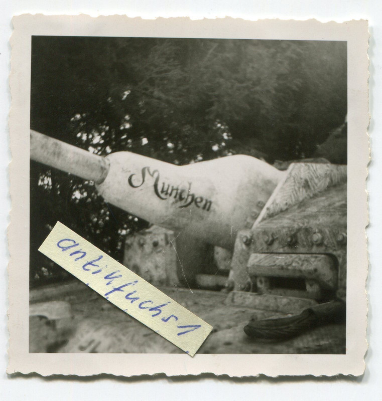 Panzer-Sturmgeschütz München in weiß,Saukopfblen